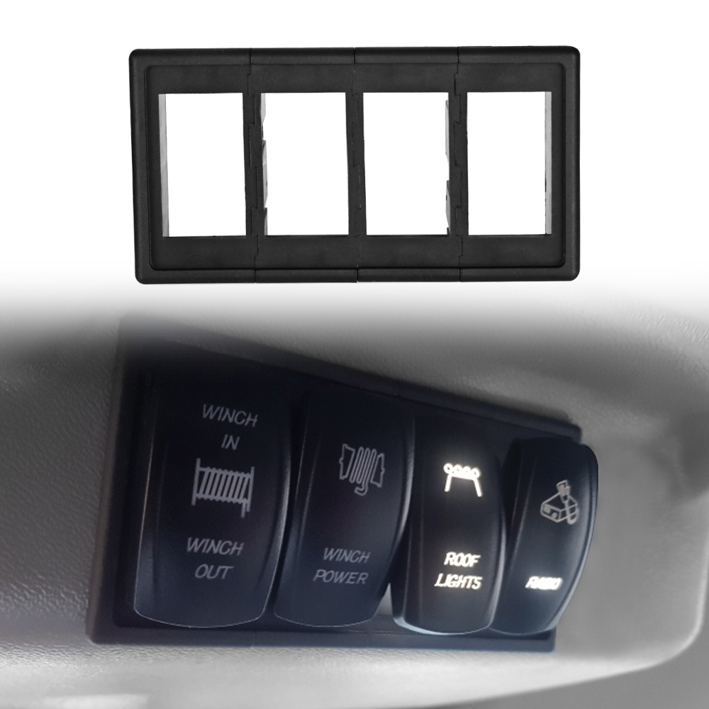 ADPOW-carcasa de soporte de Panel de patrulla para coche, balancín, caja de interruptores de coche