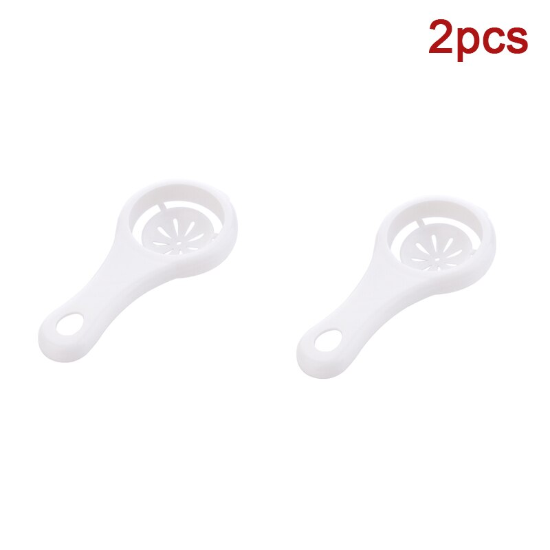Egg White Yolk Separator Egg Strainer Household Egg Divider Cooking Tools Baking Supplies Kitchen Gadgets Utensils Accessories: 2pcs