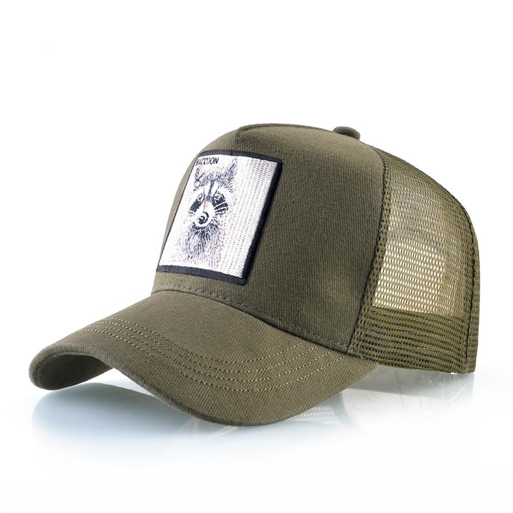 Frühling Sommer Baseball Kappe Mit Löwe Stickerei Patch Snapback Trucker Caps Männer Frauen Drake Baseball Hüte Vier Saison Sonnenhut: Armee Grün
