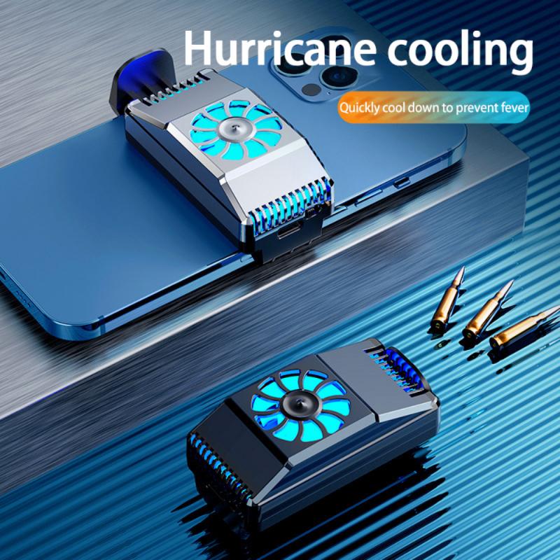 Mobile Phone Mute Cooler Fan Fan Stand Radiator Cooler Fan Stand Radiator Universal Semiconductor Radiator Phone Cooler Holder
