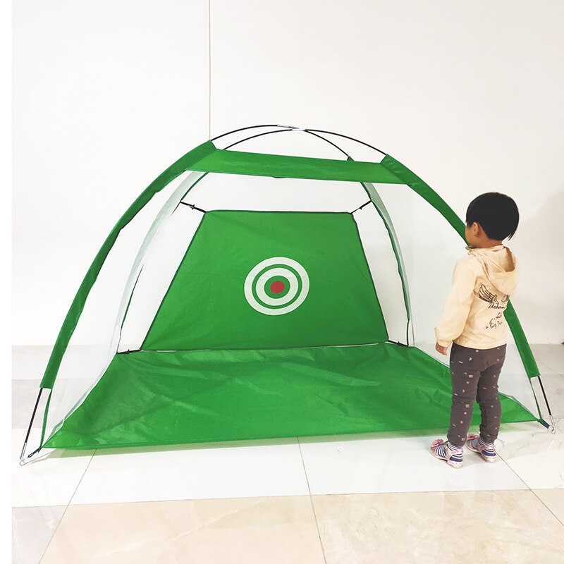 Red de práctica de Golf plegable para interior y exterior, jaula de Golf, carpa de prácticas de pastizales para jardín, ayuda para entrenamiento de Golf de 1m /2m: 2M Green