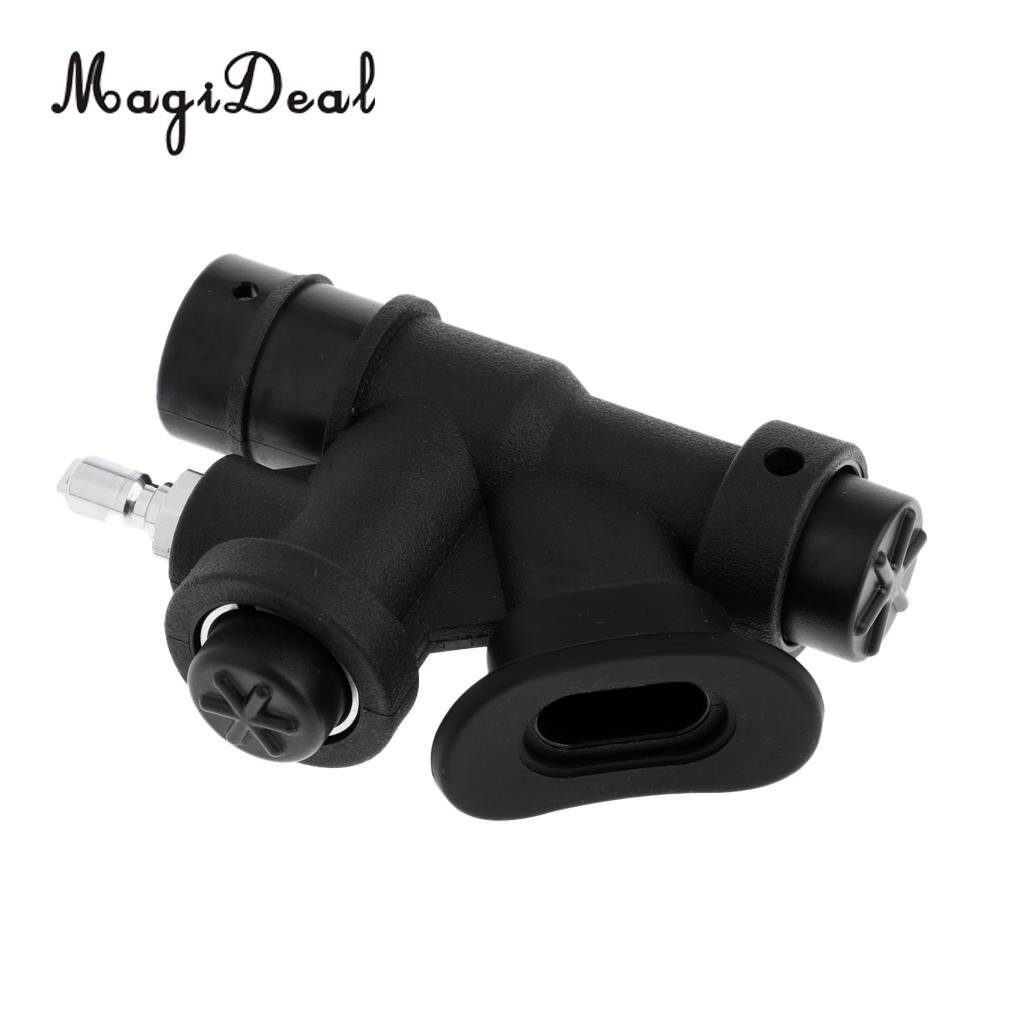 2Pcs/Set Scuba Diving Dive Universal 45 Degree BCD Power Inflator Buoyancy Compensator Handle with Standard Connection