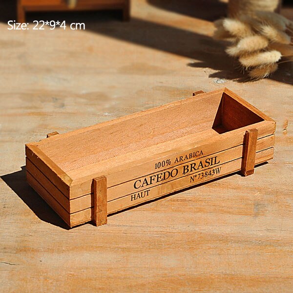 Strongwell retro tre blomsterpotte hageplante potteplanter vindusboks gjennom potte saftige blomsterplantekrukke hageartikler: Default Title