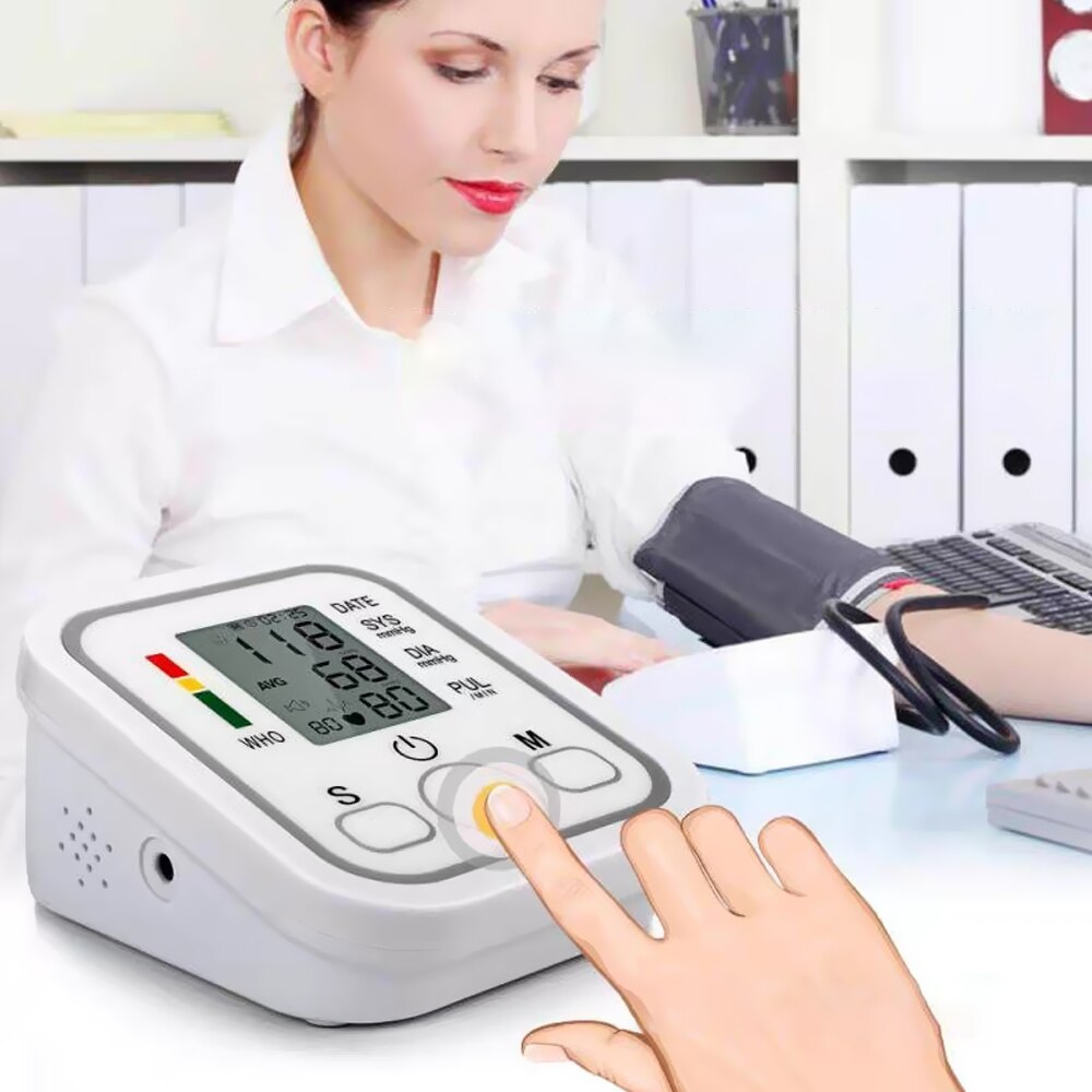 Automatic Electronic Bloods Pressure Monitor Intelligent Real Voice Electronic Measuring Instrument Sphygmomanomete