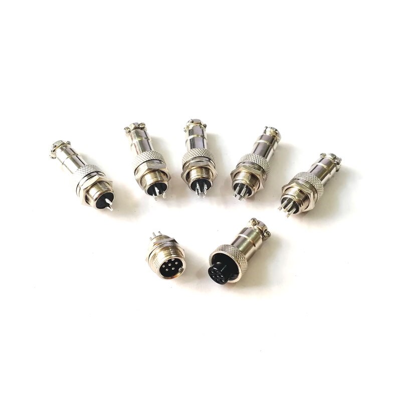1Set GX12 2/3/4/5/6/7 Pin Male + Vrouwelijke 12Mm L88-93 Circulaire luchtvaart Socket Plug Draad Panel Connector