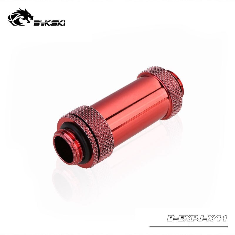 BYKSKI-extensor de conectores rotativos G1/4 &quot;macho a macho (41-69mm), uso para tarjeta GPU, para conexión Cross Fire connect SLI retráctil: red