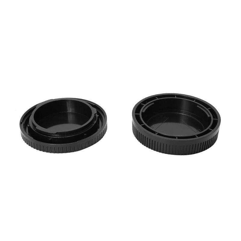 Osłona korpusu aparatu osłona tylnej osłony obiektywu osłona przeciwpyłowa z tworzywa sztucznego do mocowania Olympus Panasonic Micro 4/3