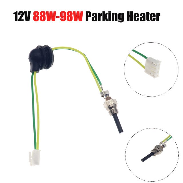 Bougie de préchauffage à broche en céramique 12V 88W-98W + clé, caravane, camion, bateau, Parking, chauffage à Air, similaire Eberspacher Airtronic D2 D4 D4S: glow plug
