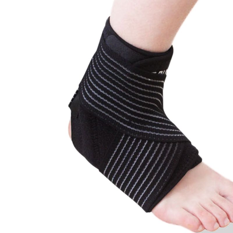 Männer Frauen Compression Ankle Unterstützung Atmungs Ankle Brace Wrap Stabilisator für Laufende Basketball Volleyball Sport Ein Stück: Default Title