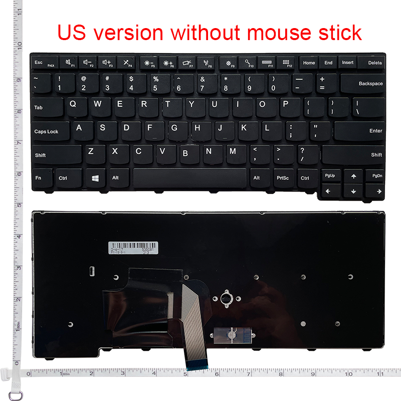 teclado estadounidense para Lenovo T440 T440P T440s T431 E431 L440 T431S E440 L450 L460 T450 T450S T460 E431: Rosa