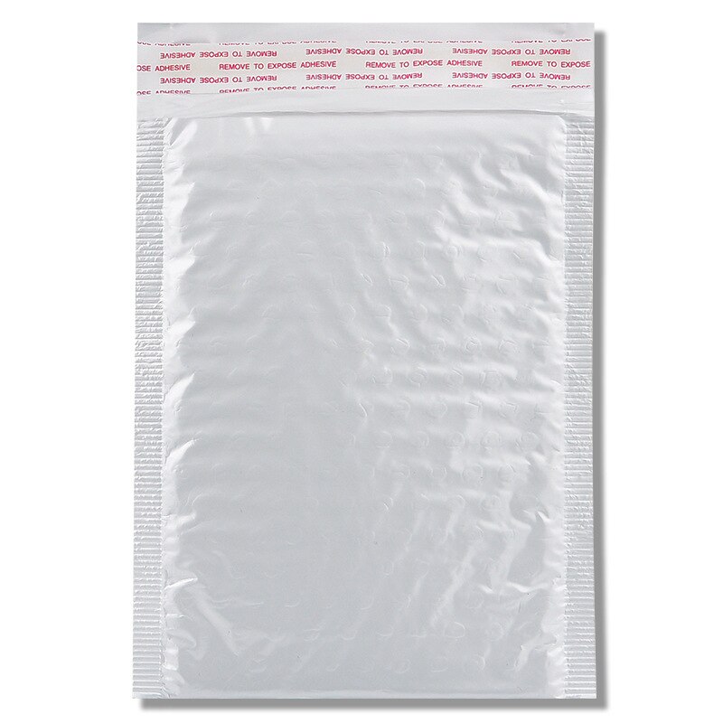 20 pièces/lot 15*18cm blanc sac mousse enveloppe mousse feuille bureau emballage enveloppe étanche à l'humidité Vibration avec bulle sac postal