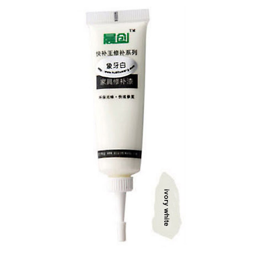 Neue Möbel Reparatur Farbe Feste Holz Reparaturlackierung Einfügen Boden Möbel kratzen Schnelle Entferner Schwarz Nussbaum Reparatur Farbe Stift: Elfenbein Weiß