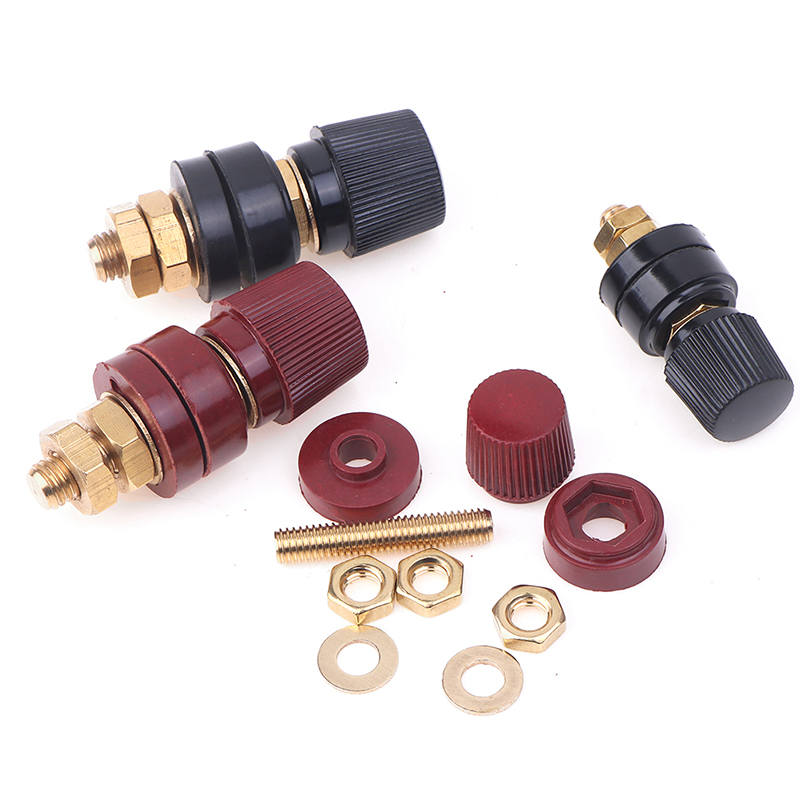 Goujon en laiton de 6mm 8mm, connecteurs de jonction d'alimentation de batterie à distance Premium, Kit de bornes de remplacement, accessoires automobiles