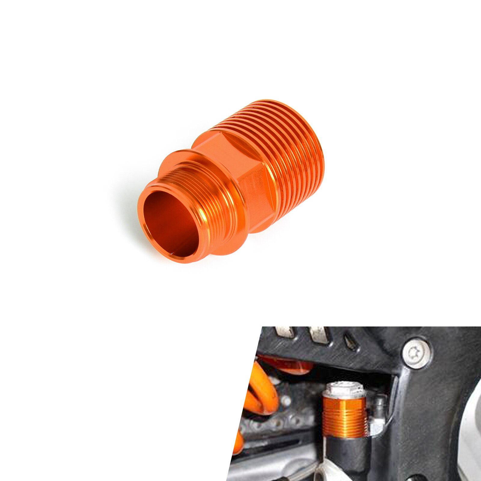 Rear Brake Reservoir Extender Voor Ktm 125 150 200 250 300 350 400 450 530 Sx Sxf Exc Tpi Excf xc Xcf Xcw Xcfw Smr 2004: Oranje
