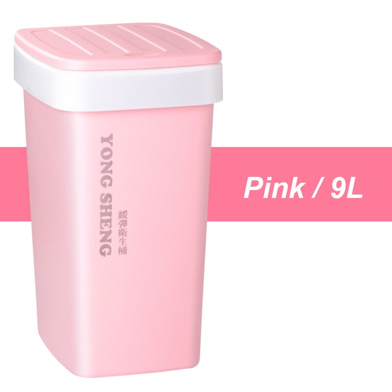 Untior 9l/12l plastik skraldespand automatisk skift affaldspose affaldsspand skraldespand til køkken badeværelse kontor skraldespand: S -9l