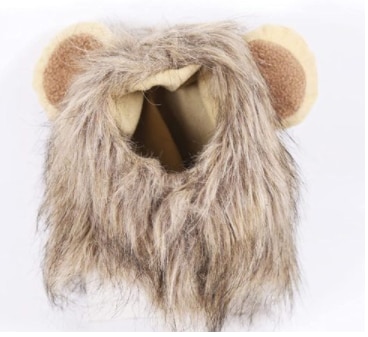 Leuke Leeuw Manen Kat Pruik Huisdier Kleine Hond Katten Kostuum Lion Mane Pruik Cap Hoed Voor Kat Honden Fancy Kostuum cosplay Speelgoed Dierbenodigdheden: 02