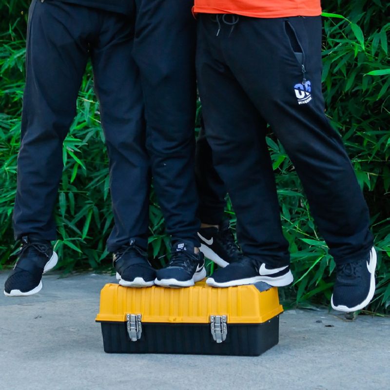 17&quot; Large Plastic Tool Box 3 Layer Storage Hardware Toolbox Home Multifunction Car Repair Container Case