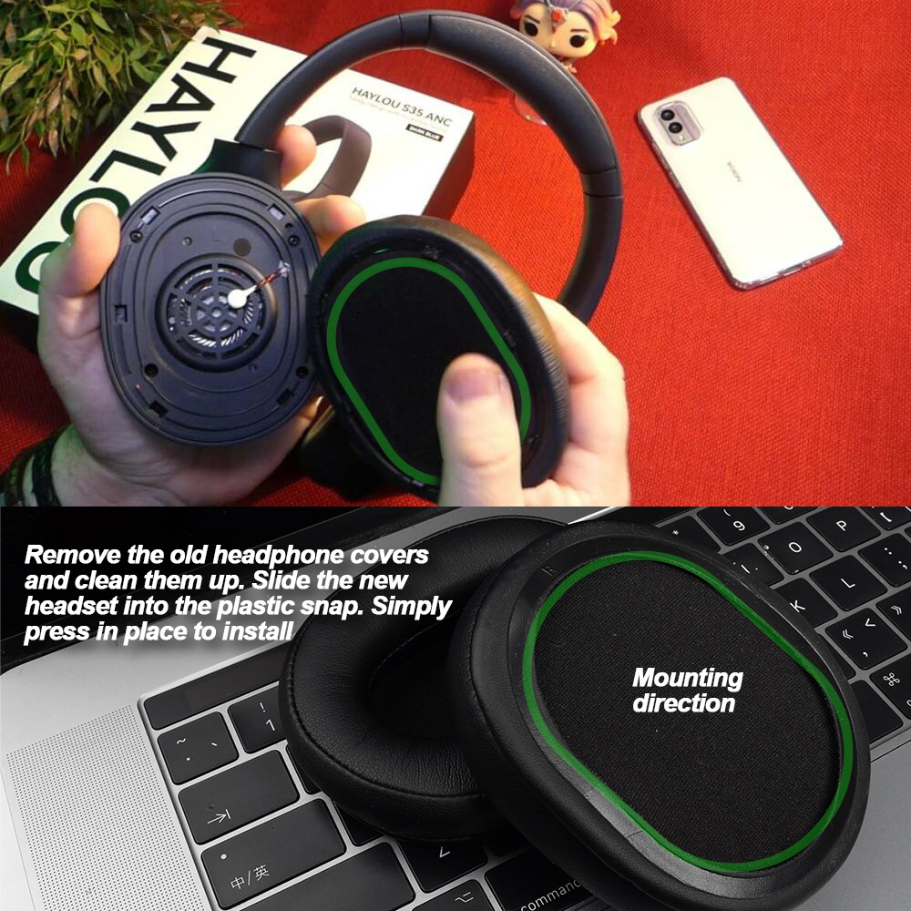 Reemplazo para Edifier W820NB W820BT diadema almohadillas para los oídos almohadillas para auriculares orejeras de proteína