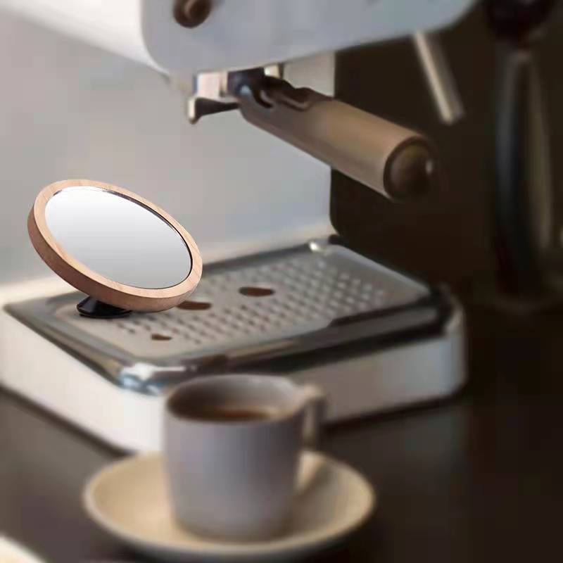 Espresso flow rate observation reflective mirror coffee tampering coffee machine tool lens