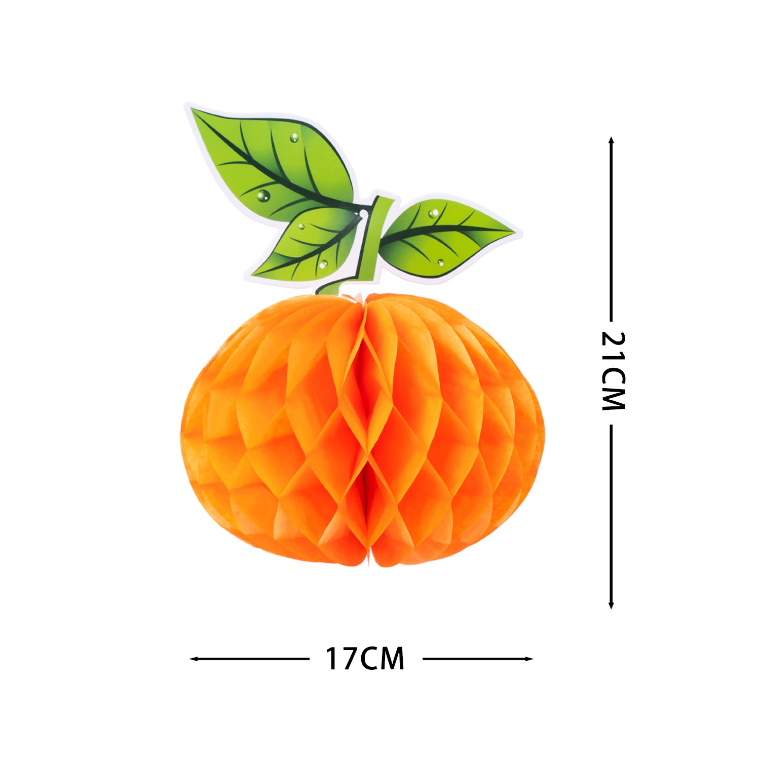 Kesähedelmäteemaiset juhlat hunajakennokoristeet paperi ananas mansikka omena viinirypäle roikkuvat riipukset trooppiset havaijilaiset juhlat: Vaaleanvihreä