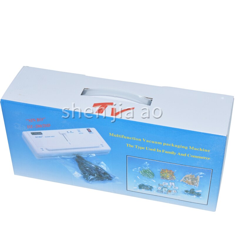 1pc DZ280 Vacuum sealer, voedsel vacuüm sluitmachine, plastic zakken sluitmachine, aluminium zakken vacuüm verpakker