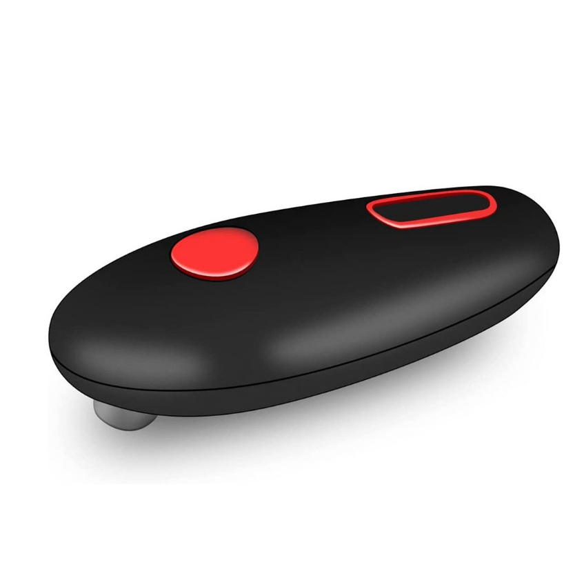 1Pcs Kitchen Tools Bottle Opener Open Cans Electric Can Opener Canned Fruit Automatic Luncheon Meat Openers Gadgets Dining Bar: Red