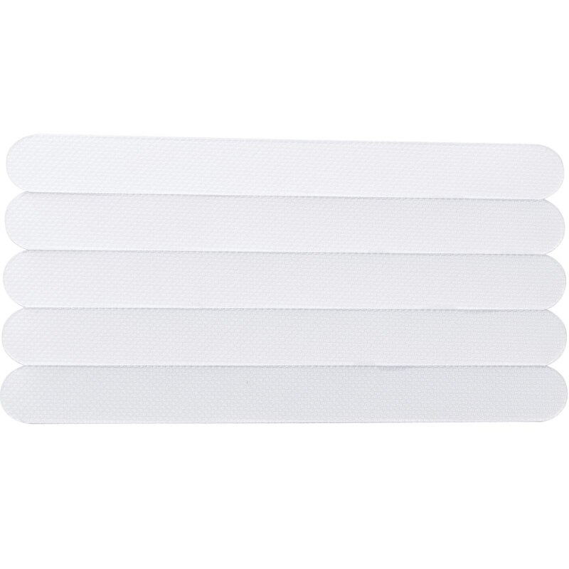 Banheiro transparente antiderrapante adesivos 5 pcs escadas fita banheiro banheira chuveiro antiderrapante