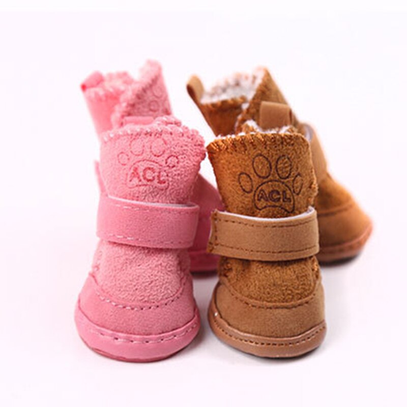 chien chat chaussures d'hiver pour chiens antidérapant chien bottes de neige Chihuahua Shih Tzu chaussure Zapatos Perro chaussures pour animaux de compagnie