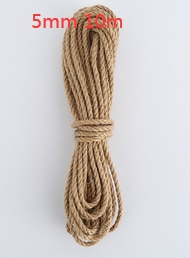 1 rollo de cuerda de cáñamo yute Natural de 25/50/100/200m, decoración del hogar, estilo Retro, cuerda decorativa para manualidades DIY, cuerda decorativa de 1-14mm de diámetro hecha a mano