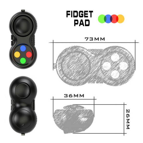 Antistress Speelgoed Voor Volwassenen Kinderen Kids Fidget Pad Stress Relief Squeeze Fun Hand Interactieve Speelgoed Kantoor Christmas