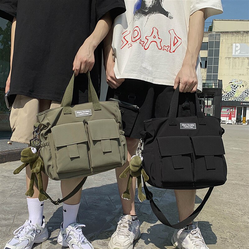 originale outillage sac sac de messager Couple de japonais en Nylon étudiant Simple sac à bandoulière sac à bandoulière décontracté