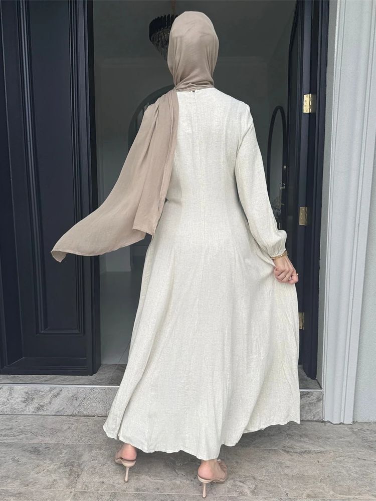Abaya-Robe musulmane arabe pour femmes, vêtements de prière modestes, caftan Kebaya, robe éducative, Ramadan, Dubaï