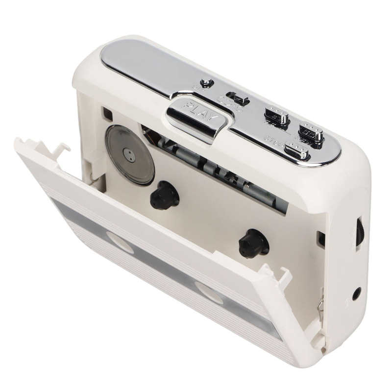 Lettore di Cassette Mini apparecchiature Stereo portatili per la riproduzione di Cassette Bluetooth con lettore di Cassette Jack da 3.5mm per auto con altoparlanti