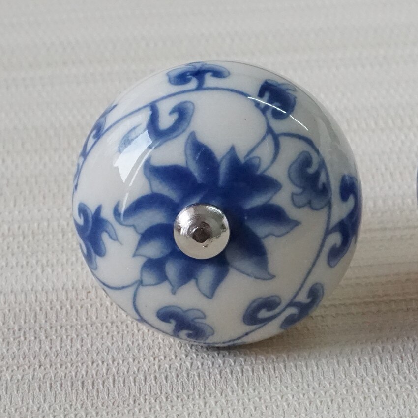 Ceramic Dresser Pulls Knob Flower Drawer Knob Kitchen Cabinet Pulls Cupboard Knobs Handles Door Handle Knob Furniture Hardware: B