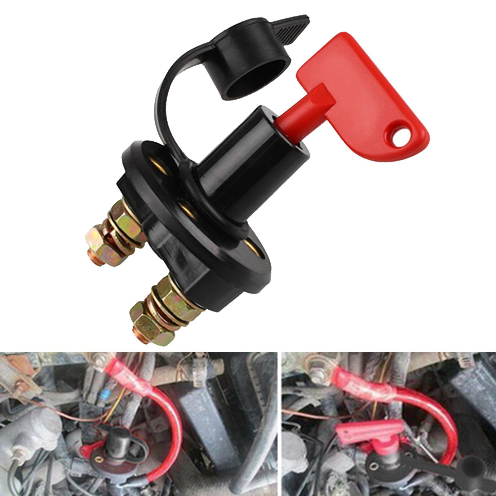 Aislador de batería para barco, coche, furgoneta, autocaravana, interruptor de desconexión, llave de apagado de energía