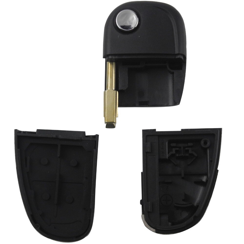 Jingyuqin Afstandsbediening Gewijzigd Vouwen Flid 4 Knoppen Autosleutel Case Cover Voor Jaguar XJ8 S Type X Type 2002