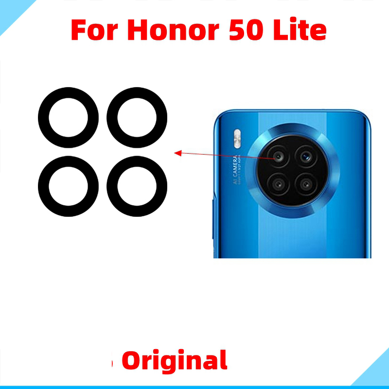 Originale per Honor 50 Lite fotocamera principale posteriore obiettivo in vetro fotocamera posteriore copriobiettivo parti di riparazione di ricambio