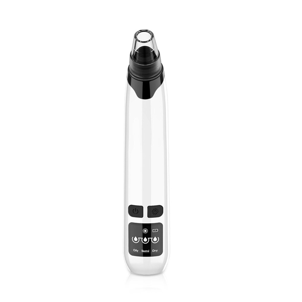 Blackhead Remover Face Deep Pore Cleaner Removal Vacuum Suction Facial SPA Diamond Beauty Care Tool Skin Care: hot compress box