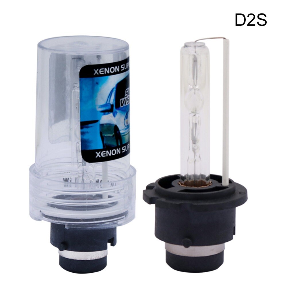 2 uds D1S D2S D2R D3S bombilla Xenón HID faros bulbos 4300k 5000k 6000k 8000k D1C D2C D3C Luz de coche Kit de xenón lámpara 35W 12V