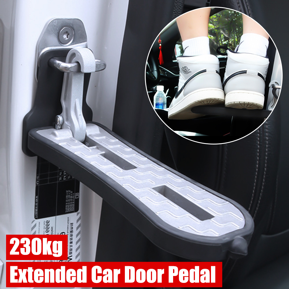 Foldable Multifunction Latch Hook Car Roof Rack Step Pedal Auxiliary Foot Pedal Emergency Window Breaker Extended Car Door Step
