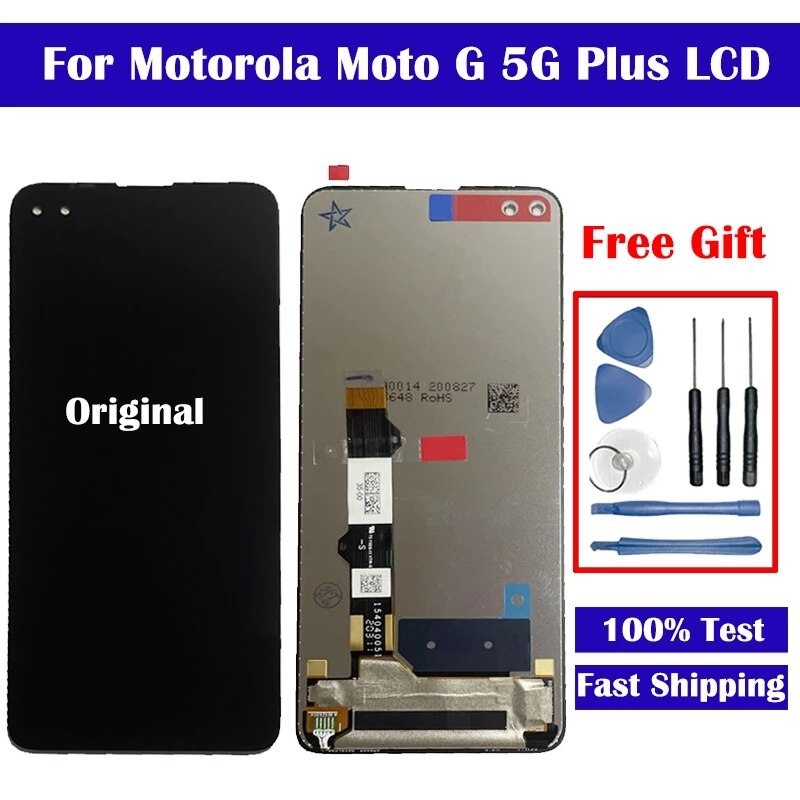 Pantalla LCD Original para Motorola Moto G 5G, montaje de digitalizador con pantalla táctil, para Moto G 5G Plus: G 5G Plus