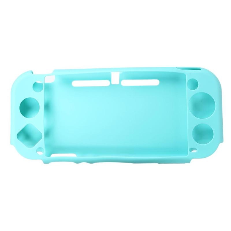 Soft Silicone Case Protective Cover for Nintendo Switch Lite Mini Console Controller Gaming Back Shell Protection Accessories: Green