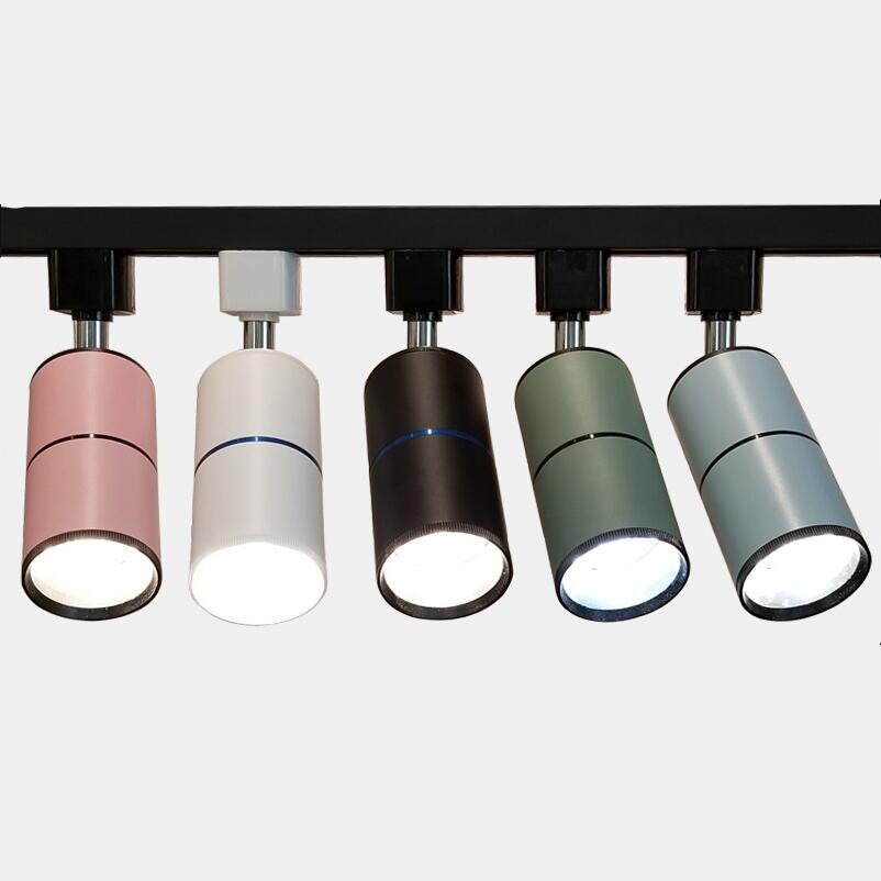 COB LED Spoor Licht Lamp 7W 12W AC85-265V Spoor Verlichtingsarmaturen Spots Plafond Lightsfor Winkel Mall Tentoonstelling gratis shipp