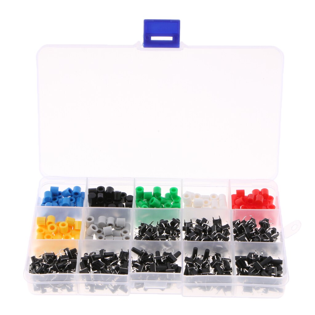 420pcs Tactile Push Button Switch Micro Momentary Tact Assortment Kit