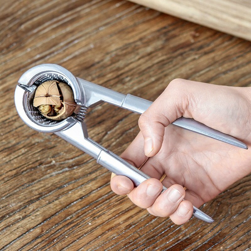 Nutcracker Aluminum Household Cracker Nut Rack Funnel Kitchen Tool Masher Nut Peanut Peanut Walnut Press Peeler