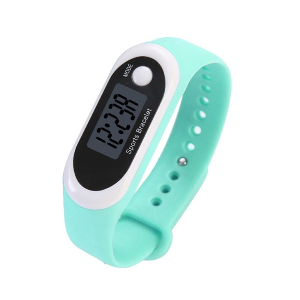 Sporthorloges voor dames en heren, siliconen band, sporthorloge, elektronisch horloge, calorieteller, led digitaal polshorloge: D