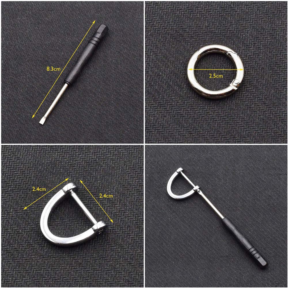 Aleación Galvanizada de forma circular llave de coche anillos U estilo llaveros de coche para Mini Cooper r56 Ford Ford Peugeot 207 VW Skoda asiento