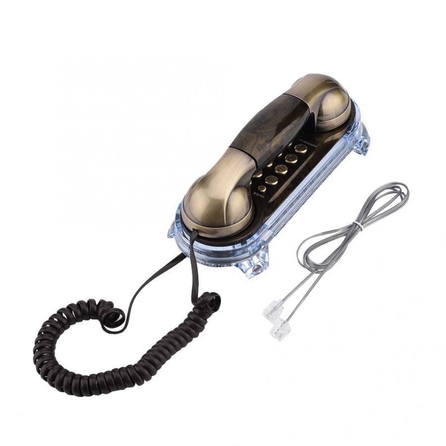 retro Zauberstab Montiert Telefon kabelgebunden Telefon Festnetz Antikes Telefon für Heimat Hotel telefono fijo para casa telefone