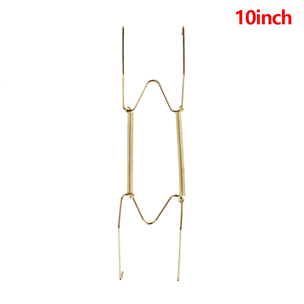 Colgador de platos de pared, tipo W, gancho Invisible para colgar platos, manualidades decorativas para el hogar, 8/10/12/14/16 pulgadas: 10 inches