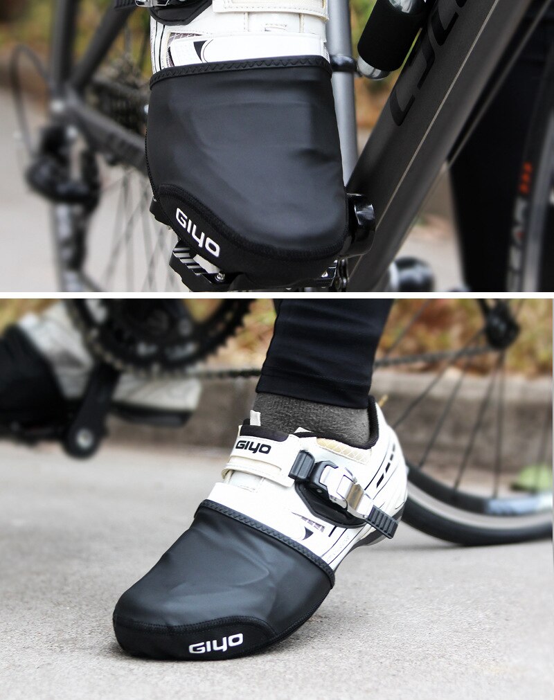GIYO-funda para zapatos de ciclismo, Protector para botas de media palma, resistente al viento, suela superior, resistente al desgaste